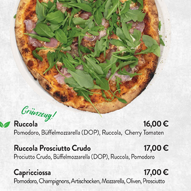 Pizzakarte, Seite 15
